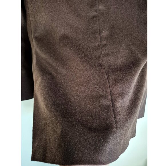 Black Brown 1826 100% Cashmere Blazer, Sz 42L Two Button Brown Sport Coat - Picture 11 of 16